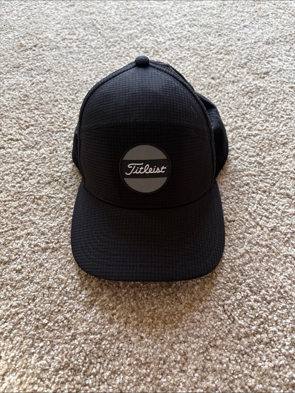 Titleist Black Logo Patch Golf Hat